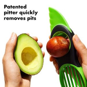 OXO Good Grips 3-in-1 Avocado Slicer, Green